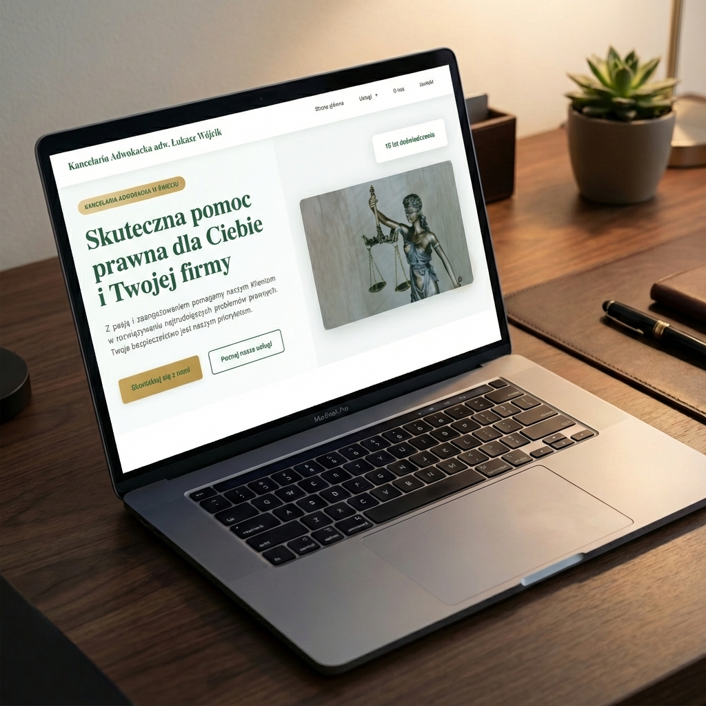 Strona Kancelarii Mockup